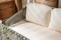 Santana Rattan Bahçe Mobilyası  3'lü Takım  Füme