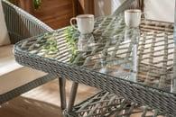 Santana Rattan Bahçe Mobilyası  3'lü Takım  Füme