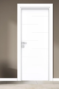 MELAMİN KARİZMA BEŞ ODA KAPISI, BEYAZ, 76/204/14-17 CM