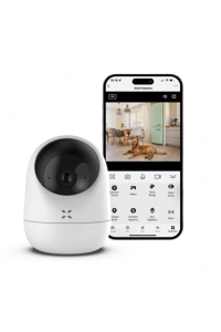 Ev Kamerası | 2K 3MP, WiFi, Mobil Kontrol, Sesli, 360° Ptz, Hareket Takip, İç Mekan Kamera