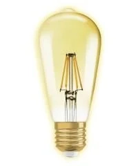 Ledolet 6W ST64 Flament Gold LED Ampul E27 – 2700K (Kırılmaz PC Gövde)