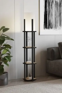 Buye Dekoratif Raflı Lambader