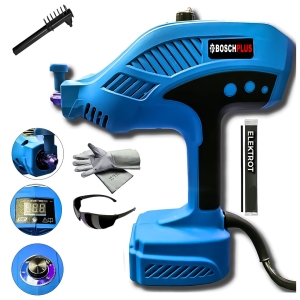 BoschPlus Elektrikli El Tipi İnvertör Arc Kaynak Makinesi (Mavi)