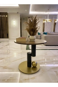 Metal Yan sehpa orta sehpa 4 