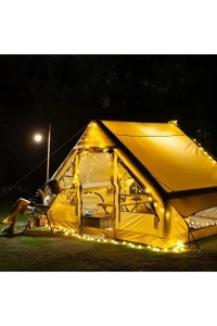 Tourus Şişme Çadır 420D 300X210X200 Cm 6,00M2 Çantalı Pompalı Lüx Şişme Çadır