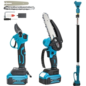 BoschPlus Teleskopik Kollu Bağ Makası ve Budama Testeresi Makinesi 58vf