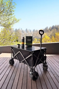 Masalı Fren Sistemli Katlanır Kamp Arabası Plaj Vagonu