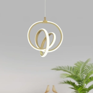 Emily Eskitme Tekli Sarkıt Led Beyaz Işık Ultra Ledli Salon Mutfak Oda Hol Ledli Avize