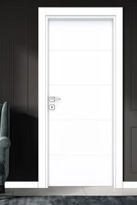 MELAMİN KARİZMA İKİ ODA KAPISI, BEYAZ, 76/204/14-17 CM