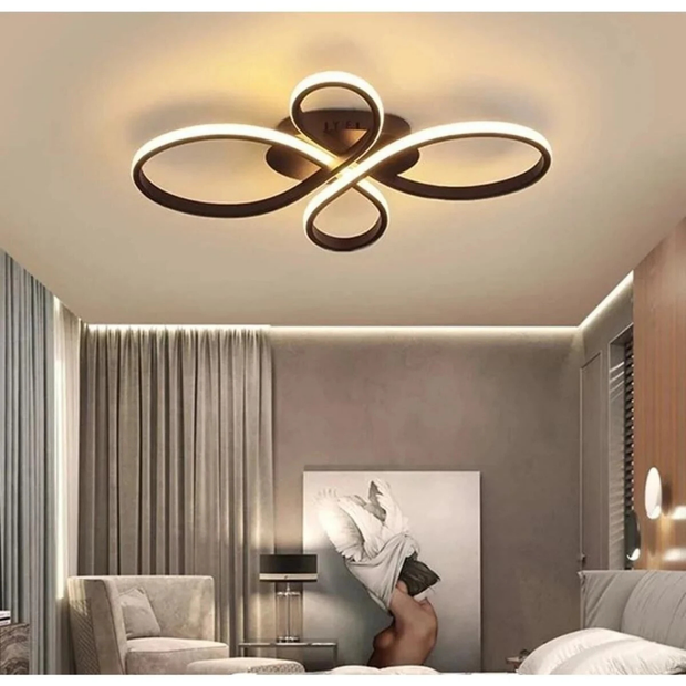 Nehir Siyah Plafonyer Modern Günışığı Ledli Avize Nehir Siyah Plafonyer Modern Günışığı Ledli Avize