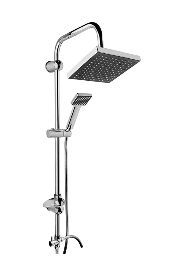 Siyah Robot Yağmurlama Tepe Duş Seti Başlığı