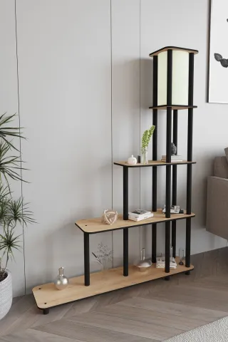 Escaleras Dekoratif Raflı Lambader