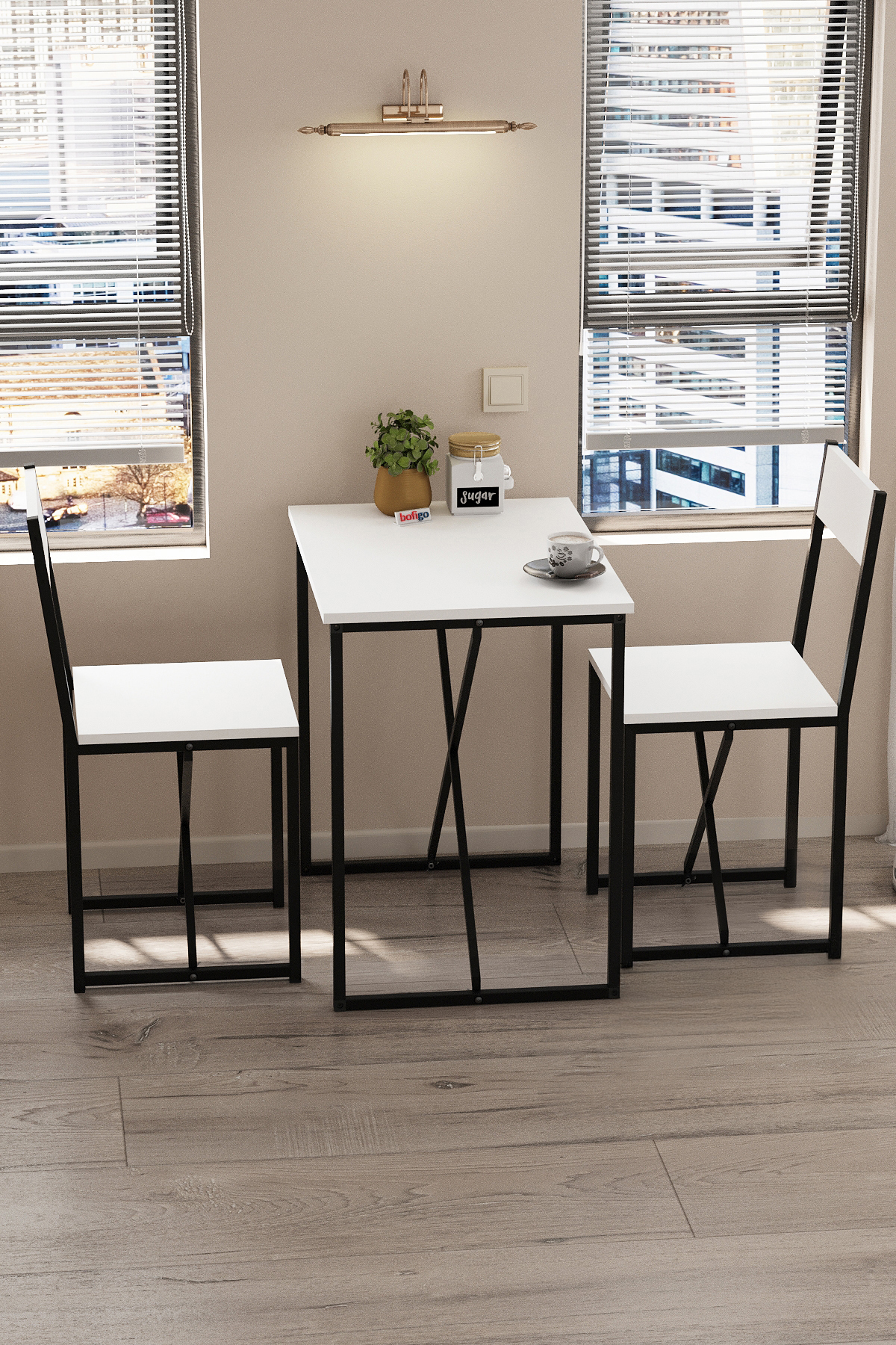 2li Mutfak Seti Mutfak Masa ve Sandalye Seti Balkon Masası Cafe Seti Maysa Beyaz 2li Mutfak Seti Mutfak Masa ve Sandalye Seti Balkon Masası Cafe Seti Maysa Beyaz